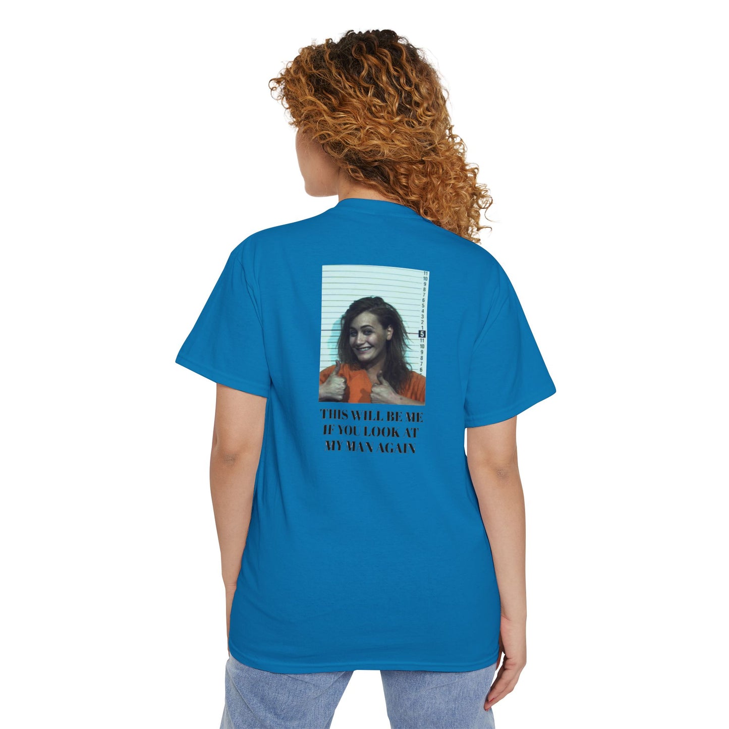 DONT LOOK AT MY MAN - THE CHENE GIRLS - POCKET TEE